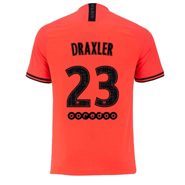 JORDAN Camiseta Paris Saint Germain NO.23 Draxler 2ª 2019-2020 Naranja
